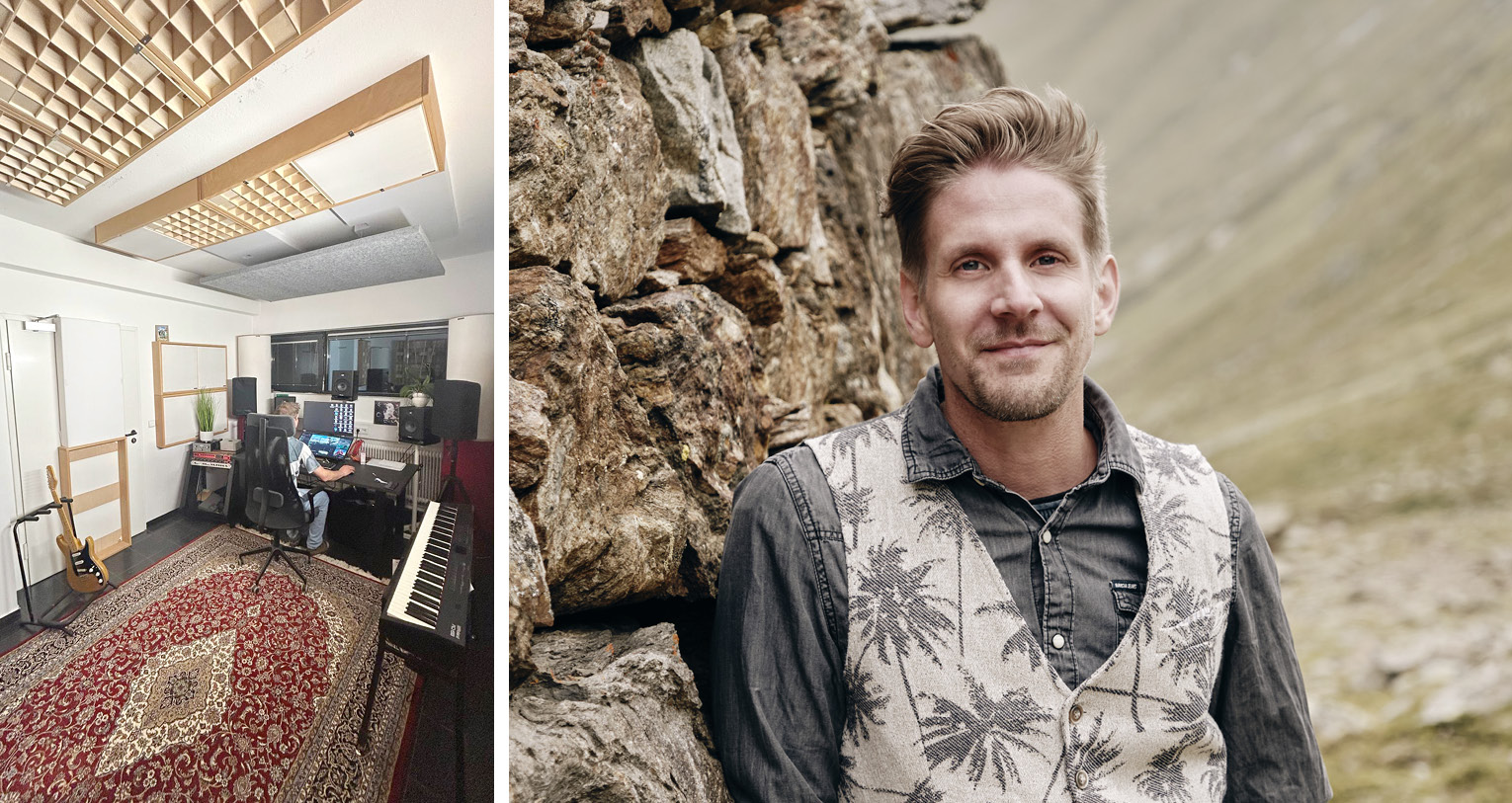 vision and vibes Raphael Perle im Studio